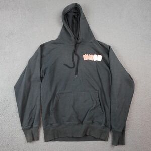 Vintage Yu Yu Hakusho Hoodie Mens Small Black Anime Graphic Fleece Pullover